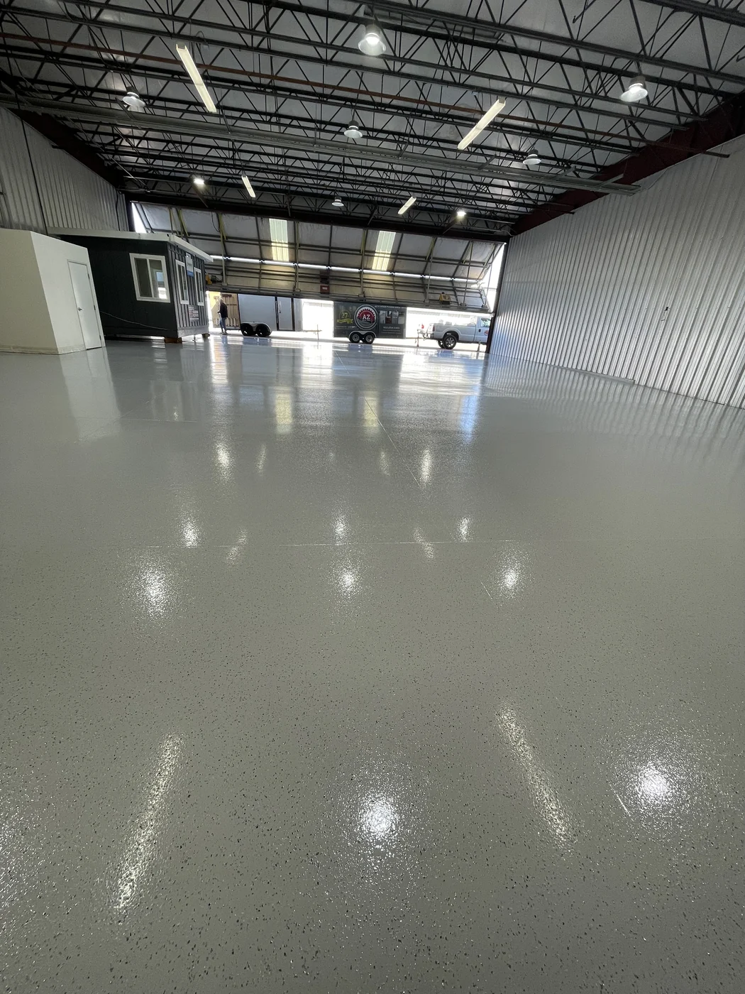 Warehouse and hangar floor by AZ Garage Floors